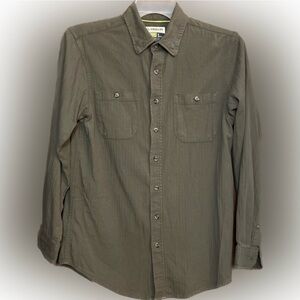 💥Magellan Outdoors Adventure Gear Men Green Long Sleeve Shirt Classic Fit Small